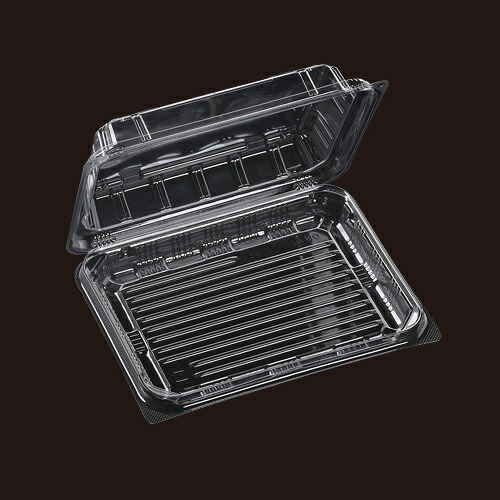 冷凍対応フードパックOSA20-16（46）エコOPET 規格 : 202×161×46mm(長辺×短辺×高さ) 入数 : 400 冷凍自動販売機対応 ラーメン 餃子 パスタ 揚げ物 唐揚げ SDGs エコ容器