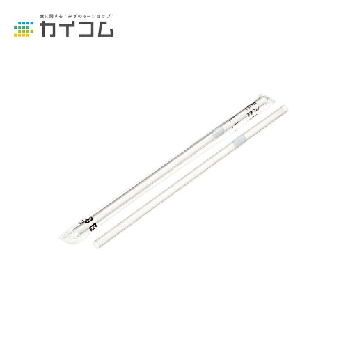 透明フレックスストロー(フィルム) サイズ : φ6×210mm 入数 : 10000