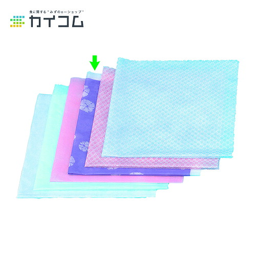 風呂敷美装(絞柄ﾑﾗｻｷ) 大きさ : 660×660粍 入数 : 1400