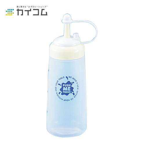 プッシュミーフレッシュ(M)白いこと 大いさ : φ60×174粍(300竓) 入数 : 120 空壜 保存容器・調味料入れ-キッチン用品・食器・調理器具-その他