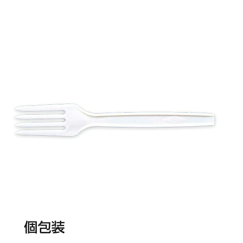 特大フォーク(白)(個包装) サイズ : 160mm 入数 : 2000