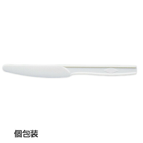 特大ナイフ(白)(個包装) サイズ : 175mm 入数 : 3000