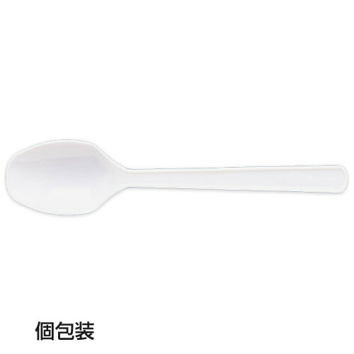 スプーン#160(白)(個包装) サイズ : 160mm 入数 : 3000