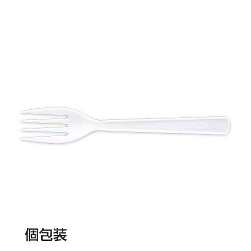 フォーク#160(白)(個包装) サイズ : 160mm 入数 : 3000