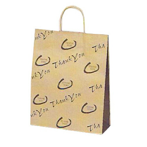 ラッピーバッグ No.2(THANK YOU) サイズ : 320×115×402.5mm 入数 : 200 5,183円