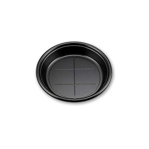 SF丸桶2 黒本体 サイズ : φ255&times;47mm 入数 : 320｜業務用容器カイコム　店
