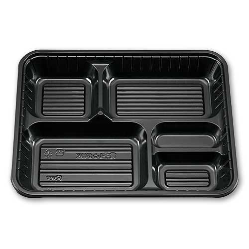 BS弁当84-5 黒本体 サイズ : 264×204×38mm 入数 : 400|業務用容器カイコム 店