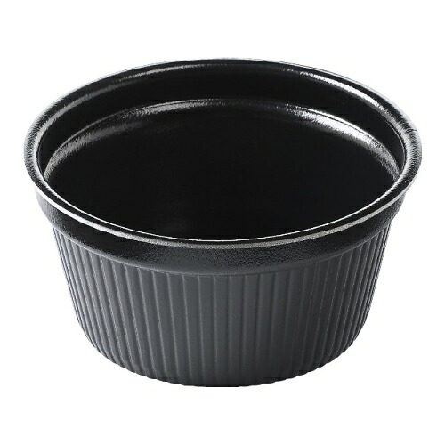 ＭＦＰドリスカップ１４２&minus;７００　黒Ｗ サイズ : Φ142&times;71mm 入数 : 600｜業務用容器カイコム　店