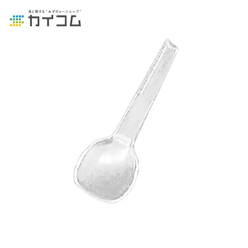 カッター付丸スプーン#80 バラ サイズ : 80mm 入数 : 10000 プラスチック 使い捨て 業務用 カトラリー バラ デザート アイス かき氷 14,843円