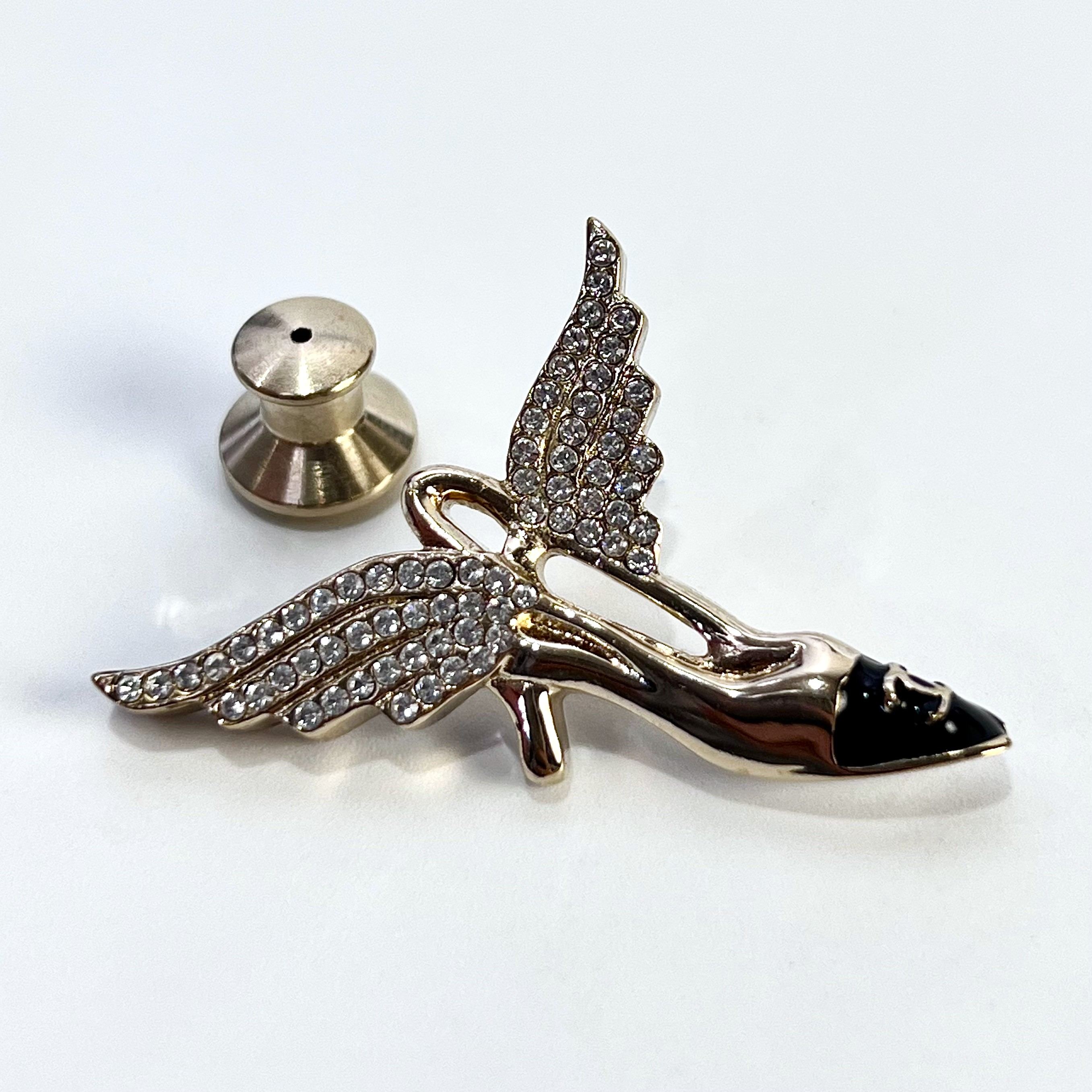 楽天市場】CHANEL ゴールド ココマダム ラインストーンココマークピン