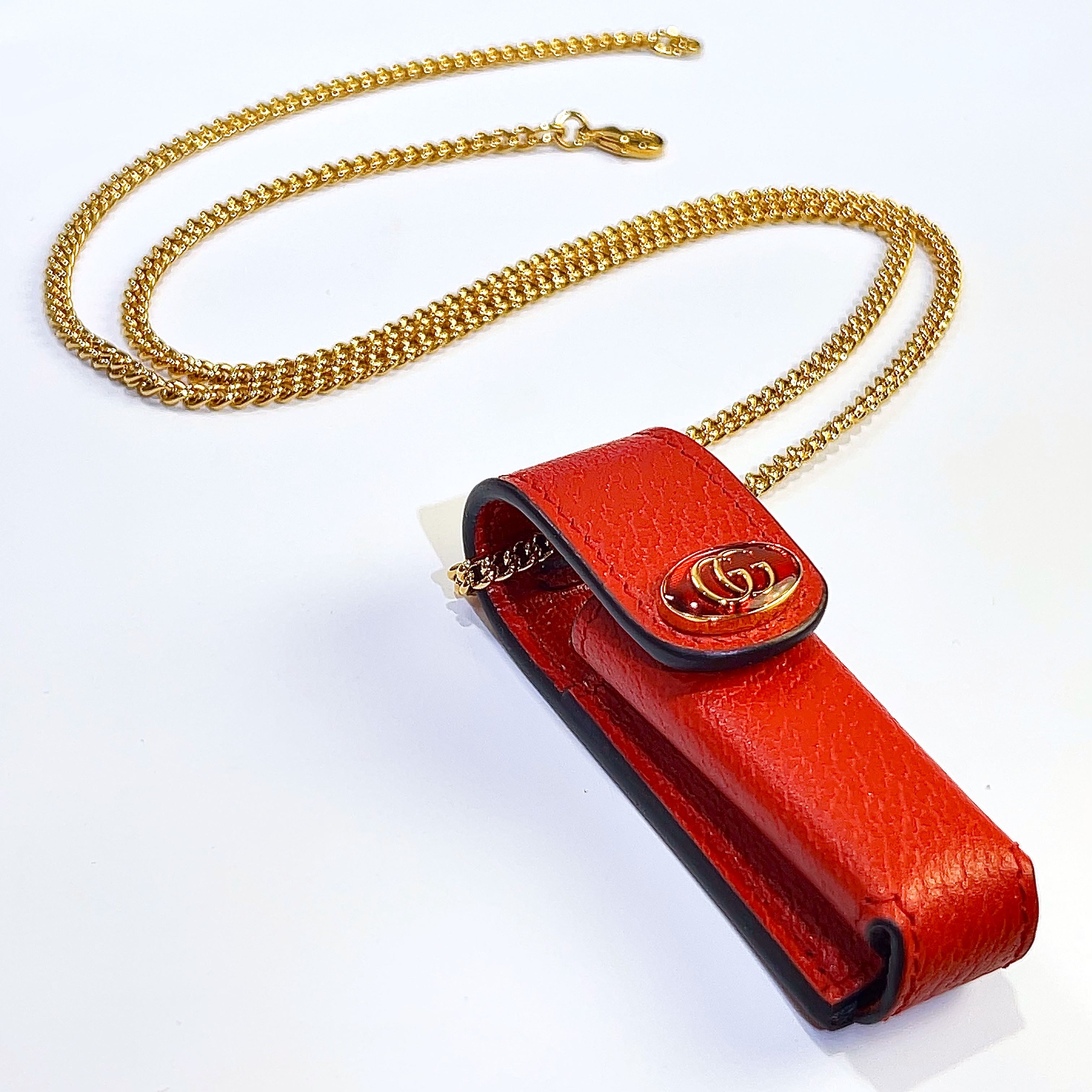 楽天市場】【美品】グッチ 【GUCCI】レザー シングル リップ