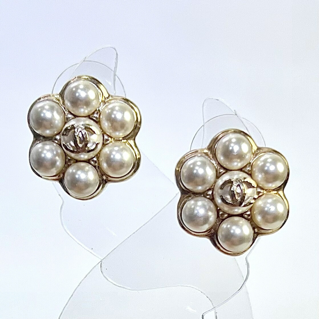 楽天市場】【中古】CHANEL （シャネル） ﾌｪｲｸﾊﾟｰﾙ ｺｺﾏｰｸ ﾄﾞﾛｯﾌﾟ ﾋﾟｱｽ