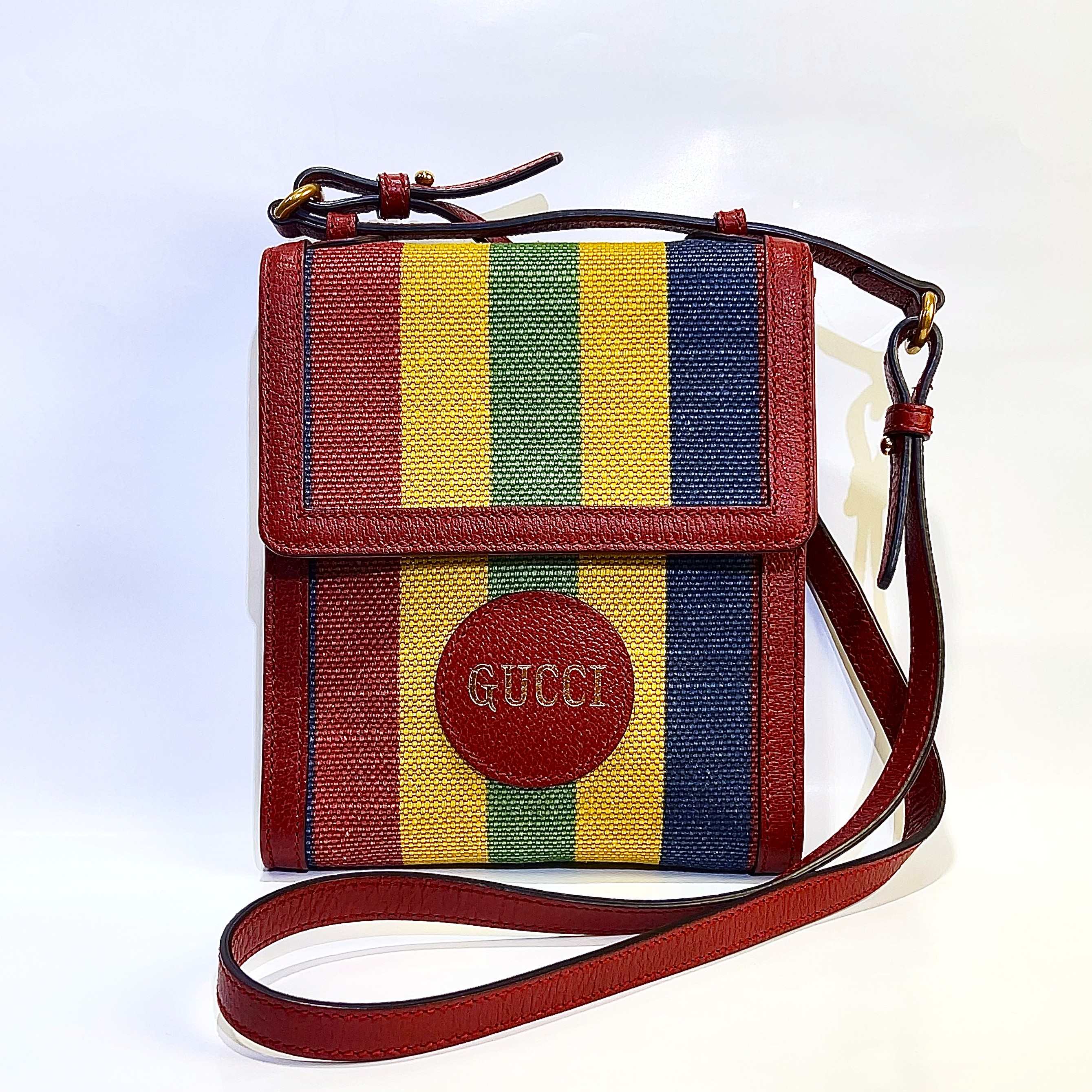 古着人気アイテム 楽天市場】【中古】GUCCI グッチ バイアデラストライプ バッグ