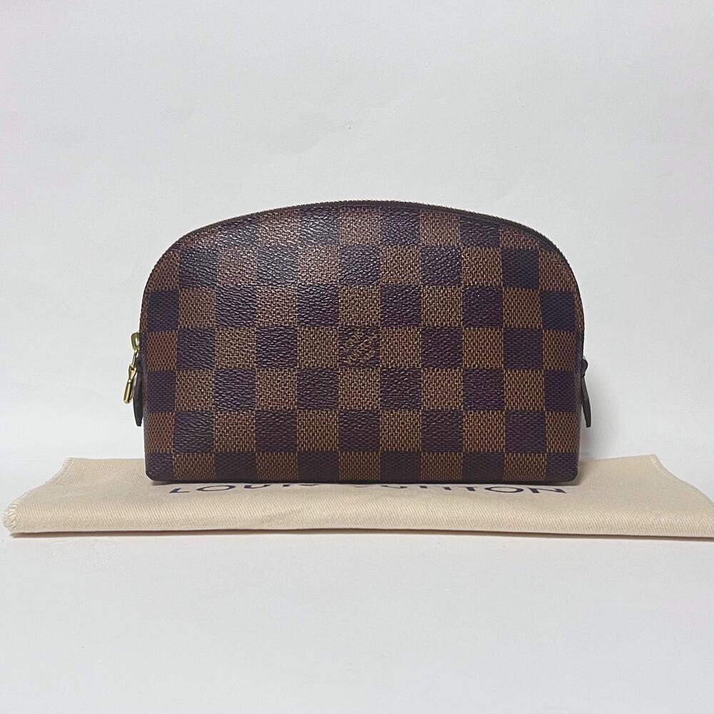 【中古】LOUIS VUITTON ルイヴィトン ポシェット コスメティック ダミエ 合切袋 N47516 CA2150 ファション小物 美品