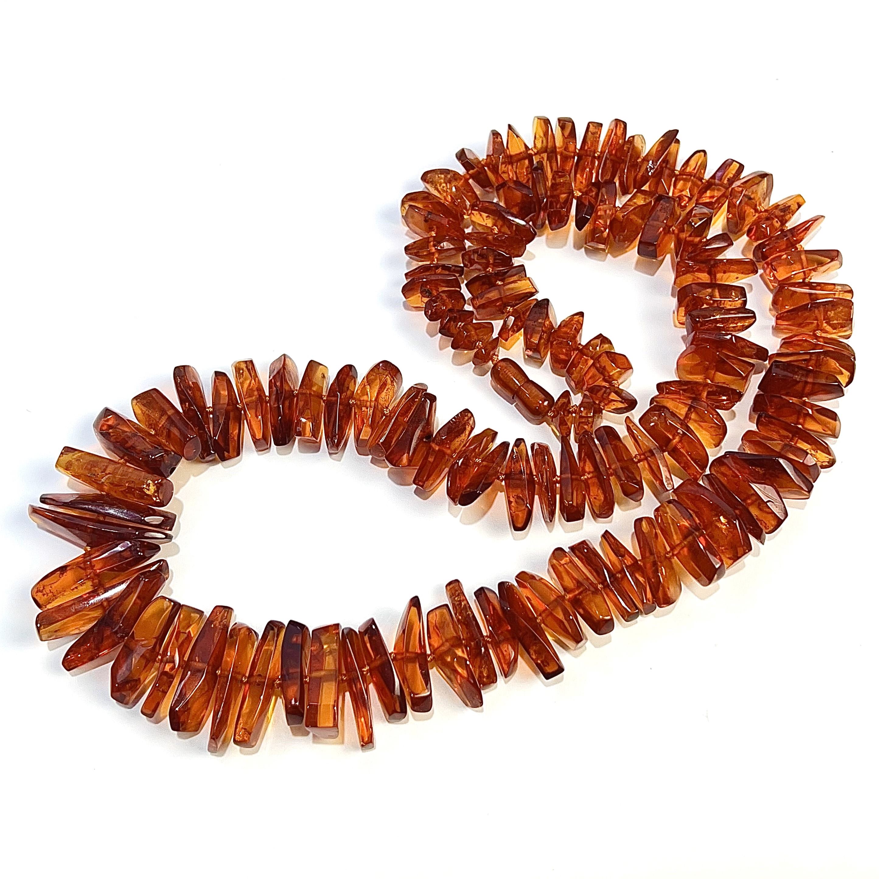 楽天市場】コハク 琥珀 ネックレス 40.7g レディース 【中古