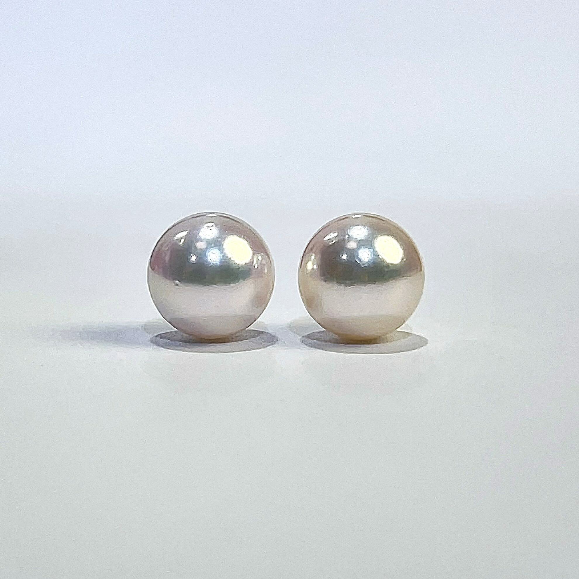 K18 天然 AKOYA アコヤパール ピアス 本真珠 7.5~7.6mm 1.5g レディース アクセサリー 新品|KAIDAKU BRAND