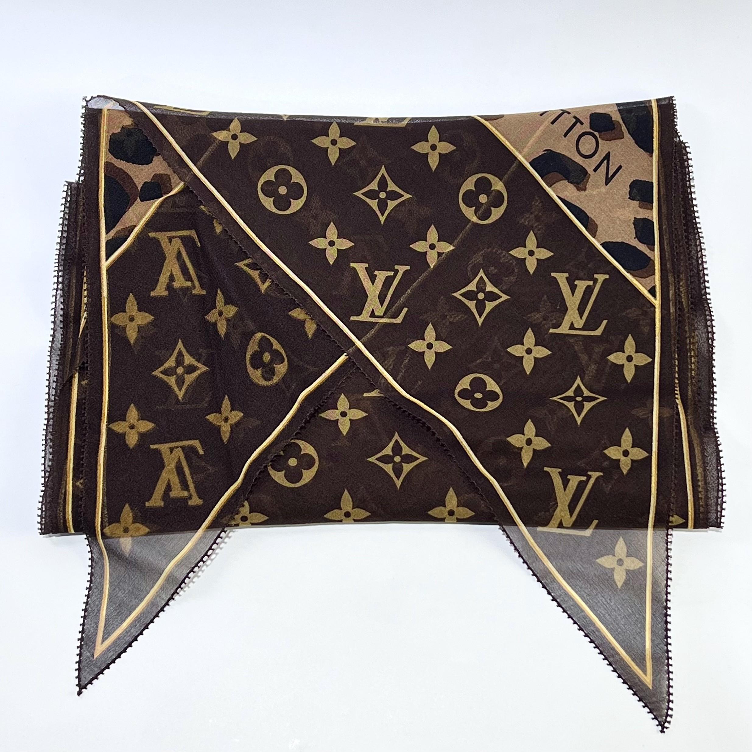 楽天市場】LOUIS VUITTON ルイ ヴィトン スカーフ カレ モノグラム