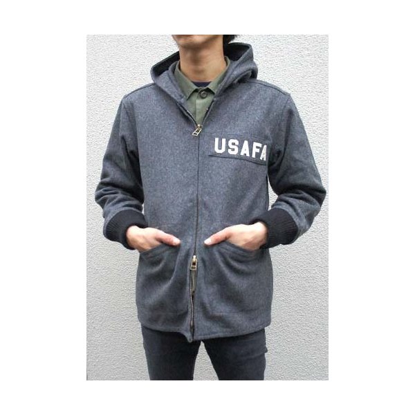 USAFA カデットコート アメリカ軍 メルトンウール 実物【美品】 アメリカ 空軍 士官学校 USAFA カデット メルトン ウール