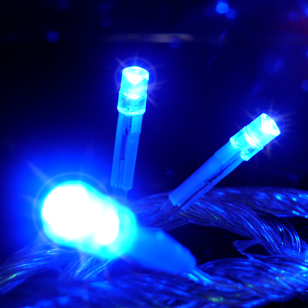 LEDイルミネーションライト100球 青 ブルー ≪連結可能≫ パーティー