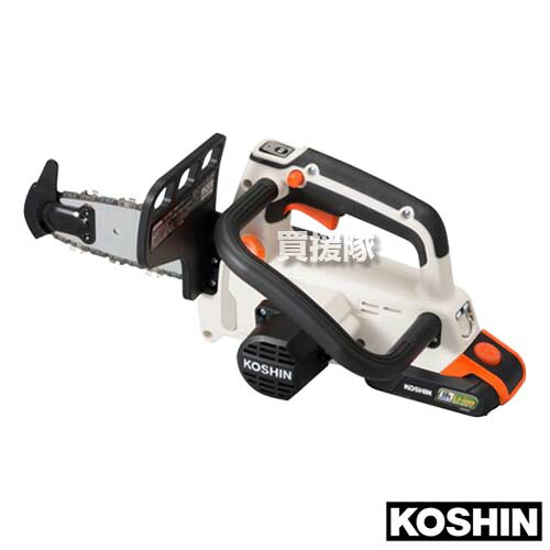 工進 充電式 18V チェンソー 小型 SCS-1820 【KOSHIN チェーンソー 充電式 チェンソー 充電 コードレス バッテリー式 ソー 電動 チェーン チェン 伐木 造園 薪 庭木 伐採 薪割 切断 木材 雑木 剪定 作業 本体 純正 新品】【おしゃれ おすすめ】[CB99]
