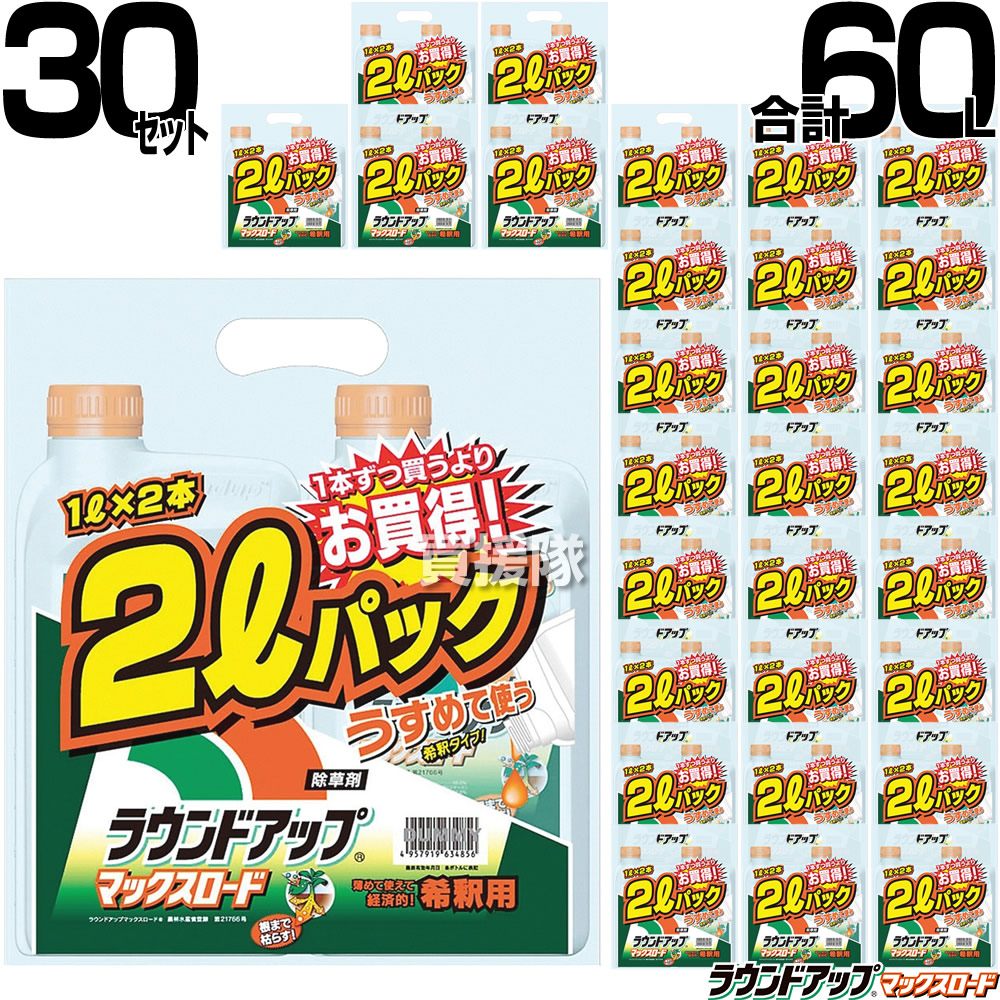 《法人制限事項》【5入れもの特価】【30仕掛ける 60本分 足し加える60L】ラウンド引きあげる マックス読み込む 薄める 1L×2本入 入れもの売り 【原液 除草剤 グリホサート 農薬 日産舎密学 ガーデニング雑草 打つ手 雑草打つ手 園芸 医薬品 薬 楽になること 経済システム的 まとめ買い 特価】【今めかしい おすすめ】[CB99]