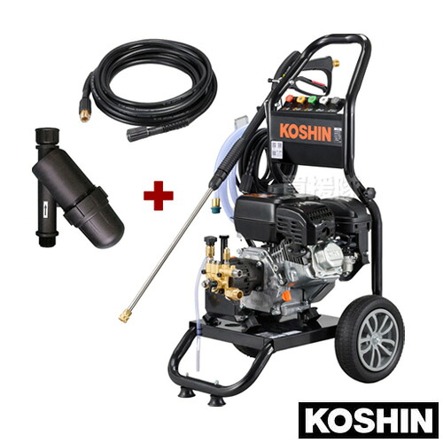 【レコード盤瀘過器＋10m押しひろげる配管仕かける】工進 発動機式 高圧洗いもの機 JCE-1710 【17Mpa 高剪断応力 高圧洗いもの 御勤め用 身寄り用 農機具 洗い濯ぎ機 洗車 外壁 配管 火山灰 降灰 洗い濯ぎ 高圧洗いもの器 畑作機械類 泥汚れた状態 網戸 発動機式 空冷4循環過程】【格好のいい おすすめ】[CB99]