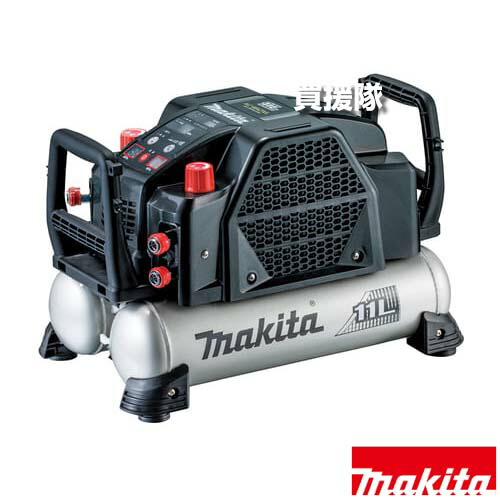 マキタ エアコンプレッサ 11L 4口 高圧専用 黒 AC462XLHB 【コンパクト 低騒音 低振動 高耐久 速打ち 高輝度デジタル 圧力 3段階切替 内装作業 ボード貼り 躯体作業 底部排出 工具 電動工具 DIY ツール 工具 用品】【おしゃれ おすすめ】[CB99]