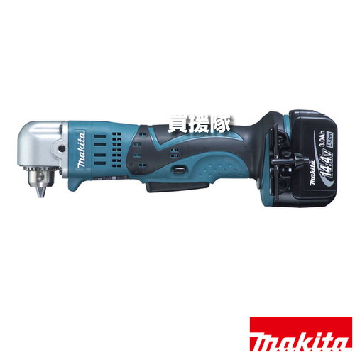 マキタ 14.4V 充電式アングルドリル DA340DRF 【14.4Vリチウムイオンバッテリー コンパクトヘッド 狭所 手狭 天井 壁際 大型スイッチ 高輝度LEDライト チャックキーホルダ フック サイドグリップ付 無段変速】【おしゃれ おすすめ】[CB99]