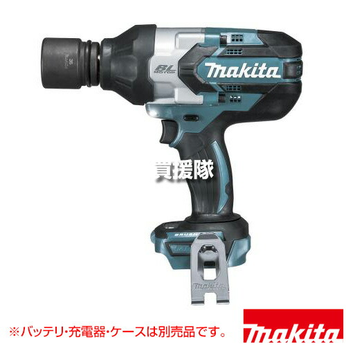 マキタ 18V 充電式インパクトレンチ [本体のみ/バッテリ・充電器・ケース別売] TW1001DZ 【大型ハイパワーブラシレスモータ 高出力 高耐久 強力締結 コンパクト 軽量 高輝度 LEDライト 打撃力 ３段階切替 フック付】【おしゃれ おすすめ】[CB99]