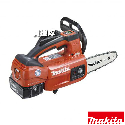 マキタ 18V 充電式チェンソー ガイドバー長150mm M11 薄刃 赤 MUC154DGNR 【18Vリチウムイオンバッテリー 2個 軽量 高回転 M11薄刃 高トルク ダイレクトドライブ 低振動 切断抵抗低減 太枝モード ワンタッチ】【おしゃれ おすすめ】[CB99]