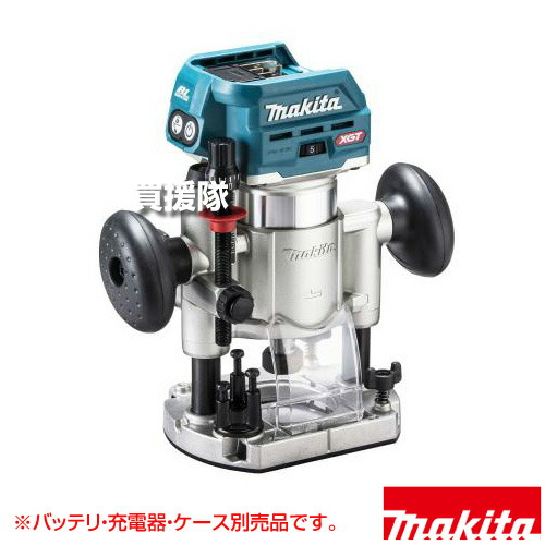 マキタ 40Vmax 充電式トリマ [本体のみ/バッテリ・充電器・ケース別売] RT002GZ 【チャック孔径6.8mm プランジベース仕様 ハイパワー 高能率 切削 高速回転 定回転制御 高負荷作業 深さ調整 無線連動 速度調整】【おしゃれ おすすめ】[CB99]