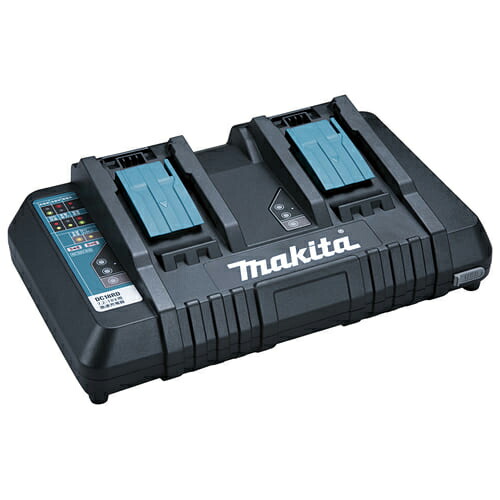 マキタ 純正 2口急速充電器 (9.6～18V用) DC18RD 【充電式 バッテリー式 電動 バッテリー 交換品 オプション 替え 工具 diy チャーヂャー チャージャー 純正 充電器 急速 新品 makita 正規品 バッテリー充電 オプション B9017A BH1233C 専用】【おしゃれ おすすめ】[CB99]