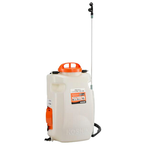 工進 申し受ける式噴霧器 15L スマートコーシン SLS-15 【農機具 農学機械類 噴霧器 噴霧機 動噴 噴霧 扱き散らす機 扱き散らす器 防除 防除機 電動式 電動 申し受ける式 申し受ける 乾電池 コードレス】【今めかしい おすすめ】[CB99]