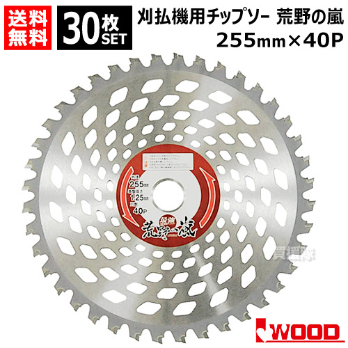 【30枚書き割り】 刈払機用チップソー 255粍 40P 草刈機用 刈刃 替刃 荒蕪地の嵐 アイウッド 【石に揺るぎない 超高硬度 雑草 竹 笹 荒れ地 荒蕪地 河原 草刈機 刃 刈払機 チップソー 刈 草刈 替刃 刈払 替え刃 草刈り 刈払い 草刈り機 部分品 刈払い出し機 IWOOD 今めかしい おすすめ】