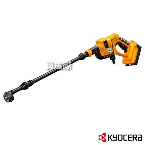 ★最大1500円OFFクーポン★7/24まで★KYOCERA(京セラ) 充電式 ポータブルウォッシャー BPW-1800L1 668250A【高圧洗浄機 高圧洗浄器 洗浄機 洗浄器 高圧 大掃除 洗車 自動車 自転車 バイク 庭 石垣 ブロック塀 網戸 外壁 農業機械 農業機具 農機具 農機 京セラ キョウセラ リ|買援隊