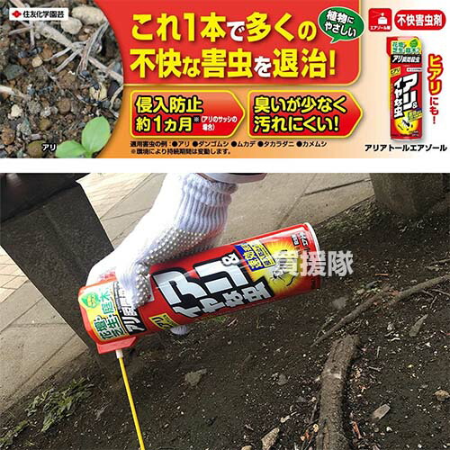 住友化学園芸 アリアトールエアゾール 害虫 480ml 24個 防除 殺虫剤 芝生 殺虫 対策 園芸 家庭用