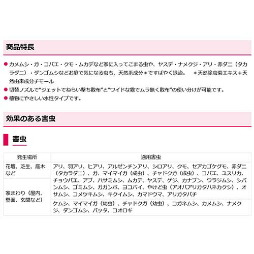 住友化学園芸 不快害虫スプレー カメムシ 殺虫剤 殺虫 防除 コバエ ムカデ 害虫 ナメクジ 1000ml 虫剤 対策 蛾 クモ 住友化学園芸 不快害虫スプレー カメムシ 殺虫剤 殺虫 防除 コバエ ムカデ 害虫 ナメクジ 1000ml 虫剤 対策 蛾 クモ