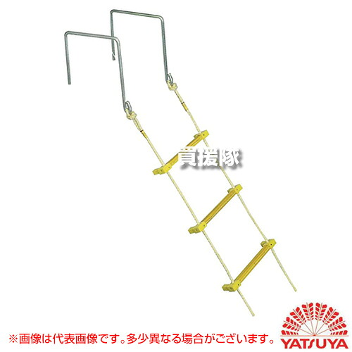 ★P5倍★最大1500円OFFクーポン★八ツ矢工業 ヤツヤ式 縄はしご 大カギ付 10m 12032 【縄梯子 ハシゴ 階子 ロープはしご 避難用はしご 災害 避難 非常 用 防災用品 防災グッズ 地震 火災 対策】【おしゃれ おすすめ】[CB99]