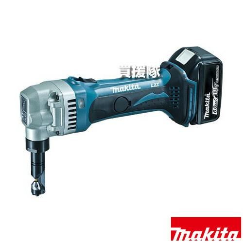 ★ポイント5倍★マキタ 18V 充電式ニブラ JN161DRG 【18Vリチウムイオンバッテリー 切断能力 AC機同等 軟鋼板1.6mm ステンレス板1.2mm アルミニウム板2.5mm 板厚ゲージ ダイスホルダ回転可 ケース付 充電式 コードレス 工具 電動工具】【おしゃれ おすすめ】[CB99]