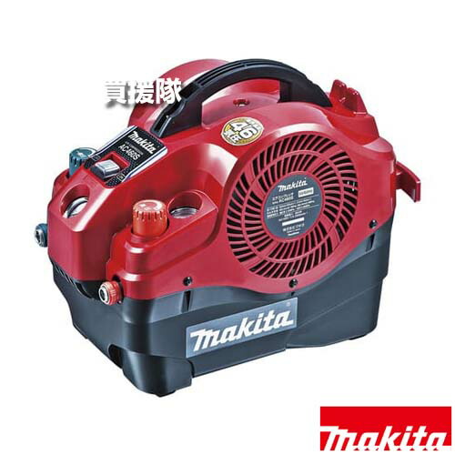 マキタ 内装エアコンプレッサ 3L 高圧/一般圧対応 赤 AC460SR 【高耐久 低騒音 内装作業 小型 軽量 ハンドル付 ショルダベルト 高耐久 ロッキングピストン 工具 電動工具 DIY ツール 工具 用品 makita 純正品】【おしゃれ おすすめ】[CB99]