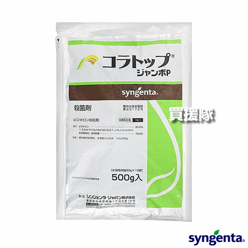 ★最大1500円OFFクーポン★シンジェンタ コラトップジャンボP 500g(50g×10)×3袋セット 【畦畔から 投げ込むだけ 本田処理 出穂5日前まで 水稲 すいとう 水田 田んぼ 稲 イネ 水稲栽培 育苗 用 いもち病 殺菌剤 防除 対策 小包装 パック】【おしゃれ おすすめ】[CB99]