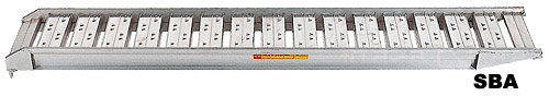 ★最大1500円OFFクーポン★昭和ブリッジ アルミブリッジ SBA-300 4.0t／2本セット・400幅 [ツメ] 【スロープ アルミブリッジ 昭和ブリッジ SBA-300-40-4.0 農業機械向け タイヤガード付き 突起付き】【おしゃれ おすすめ】 [CB99]