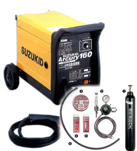 スター電器 スズキッド アーキュリー溶接機ボンベキット Say 1 Co2セット 軟鋼溶接用 おしゃれ おすすめ Cb99 Scadep Org