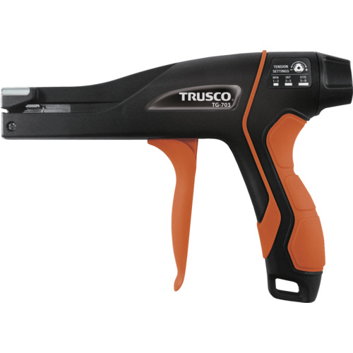 【ポイント10倍】トラスコ中山(株) TRUSCO ケーブルタイの結束工具 ガンタイプ(張力調整機能付) 2.5～4.8mm TG-703 【DIY 工具 TRUSCO トラスコ 】【おしゃれ おすすめ】[CB99]