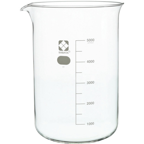 【ポイント10倍】柴田科学(株) SIBATA ビーカー 目安目盛付 5000mL 010020-5000 【DIY 工具 TRUSCO トラスコ 】【おしゃれ おすすめ】[CB99]
