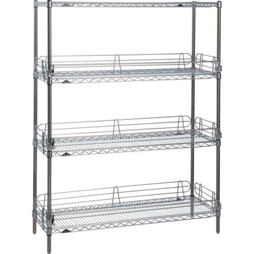 【ポイント10倍】エレクター(株) ERECTA エレクターシェルフ スーパーシリーズ 落下防止ワイヤーシェルフ W1212mmxD460mmxH1384mm 4段 MS1220P1390W4L4 【DIY 工具 TRUSCO トラスコ 】【おしゃれ おすすめ】[CB99]