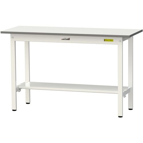【ポイント10倍】山金工業(株) ヤマテック ワークテーブル150シリーズ 固定式 半面棚板付 W1200×D450×H740 SUP-1245T-WW 【DIY 工具 TRUSCO トラスコ 】【おしゃれ おすすめ】[CB99]