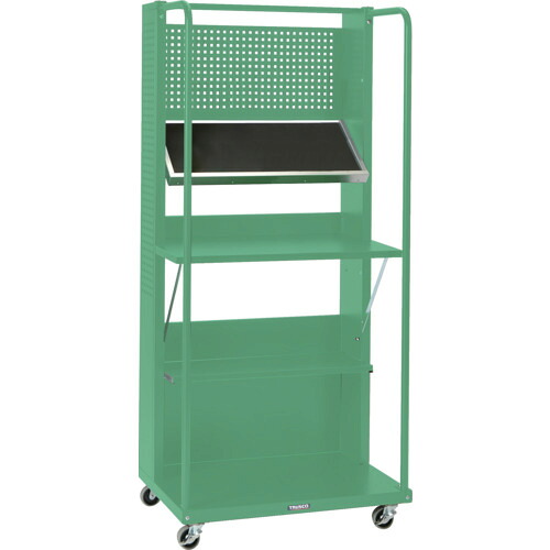 【ポイント10倍】トラスコ中山(株) TRUSCO 移動式ワークベンチ(工具棚付) ヤンググリーン VTLW-1800WBK-YG 【DIY 工具 TRUSCO トラスコ 】【おしゃれ おすすめ】[CB99]