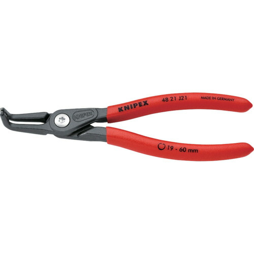 【ポイント10倍】KNIPEX 4821-J21SB 穴用精密スナップリングプライヤー 曲 4821-J21SB 【DIY 工具 TRUSCO トラスコ 】【おしゃれ おすすめ】[CB99]