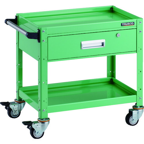 【ポイント10倍】トラスコ中山(株) TRUSCO ツールワゴン バーディワゴン 600×400 深型1段引出付 ウレタン車輪 ヤンググリーン BDW-662YU-YG 【DIY 工具 TRUSCO トラスコ 】【おしゃれ おすすめ】[CB99]